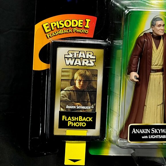 Hasbro Star Wars Anakin Skywalker Lightsaber Episode 1 Flash Back Photo Figure - Picture 3 of 4